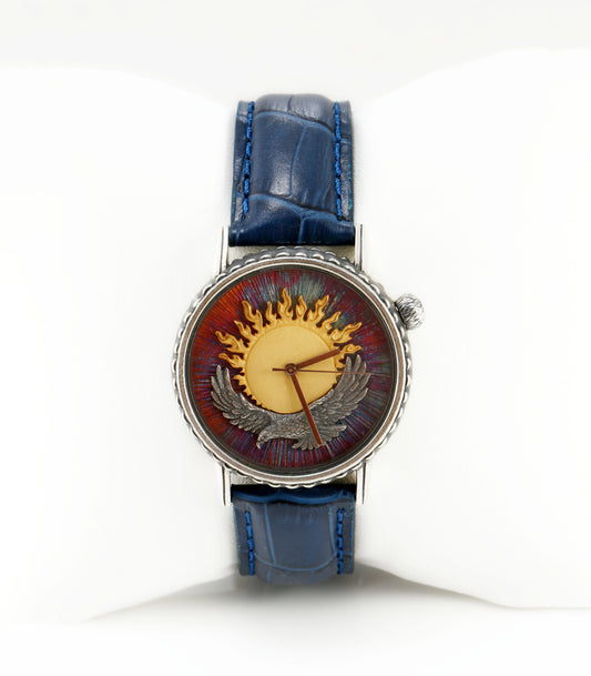 Sterling Silver Eagle Watch – Sun Dial