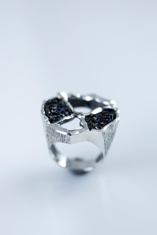 Earth Element Sterling Silver Ring