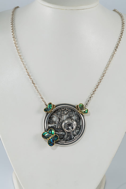 Sterling Silver Necklace FOUND DREAM "ԳՏՆՎԱԾ ԵՐԱԶ"