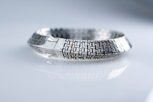 Sterling Silver Triangle Chain Bracelet