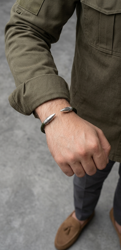 Sterling Silver Bullet Bracelet