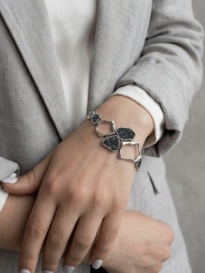 Earth Element Sterling Silver Bracelet