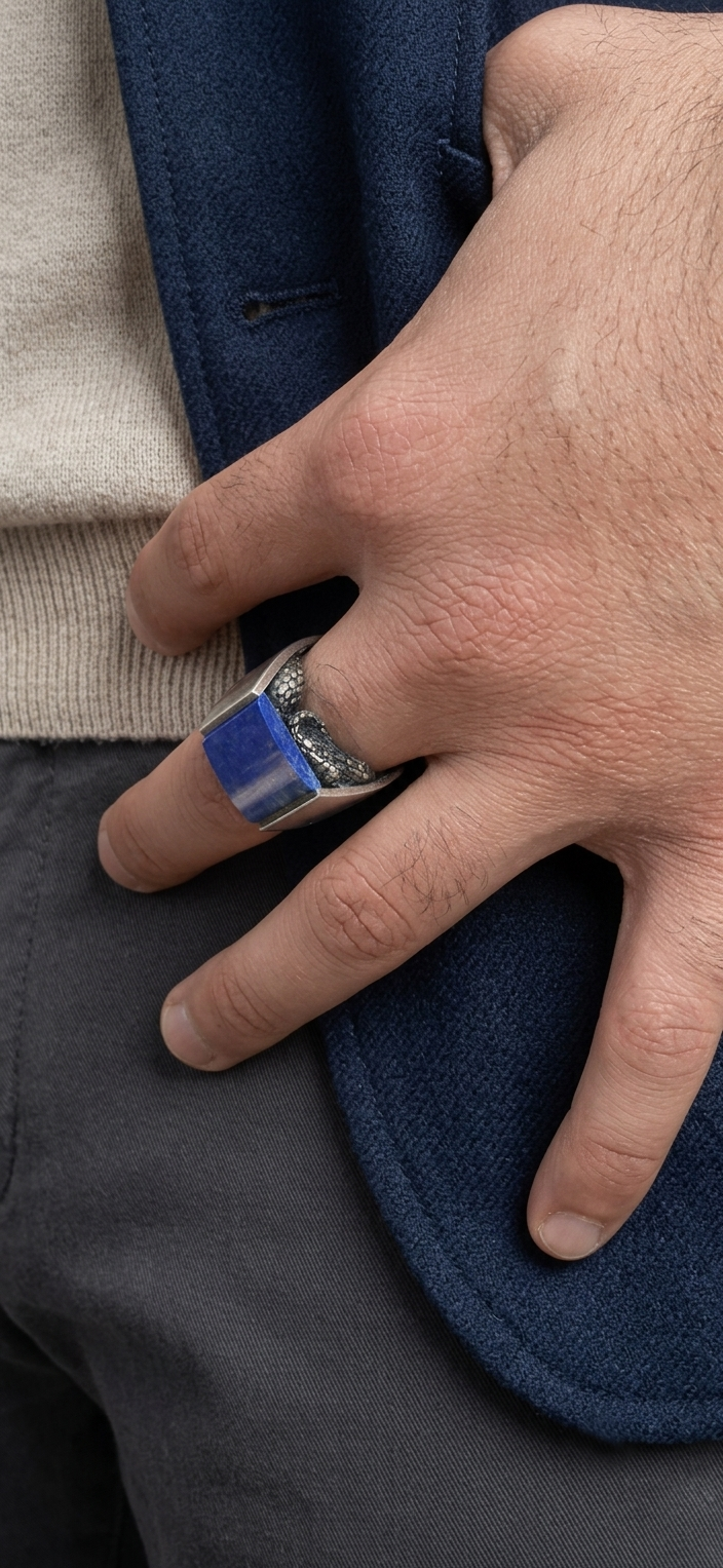 Sterling Silver Snake Ring
