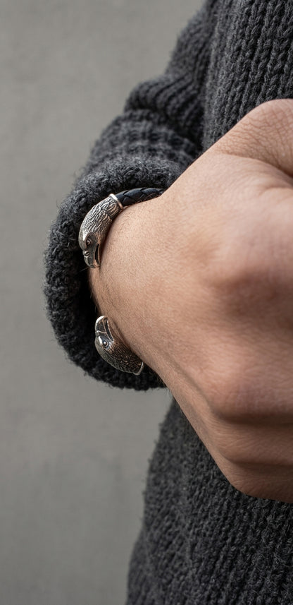Eagle Head Cuff Bracelet