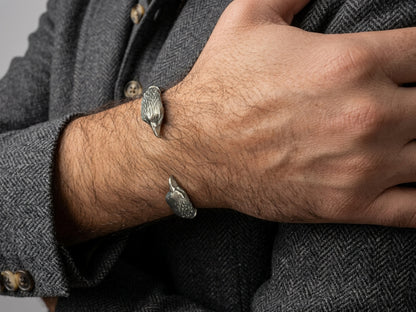 Eagle Head Cuff Bracelet