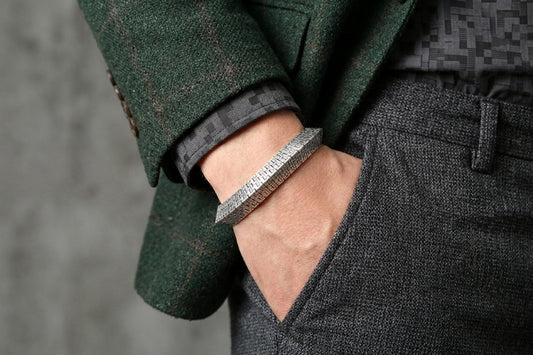 Sterling Silver Triangle Chain Bracelet