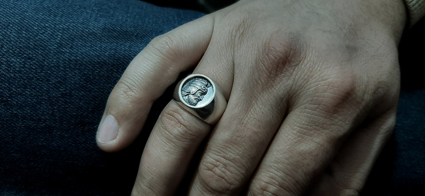 Sterling Silver Vardan Mamikonian Ring