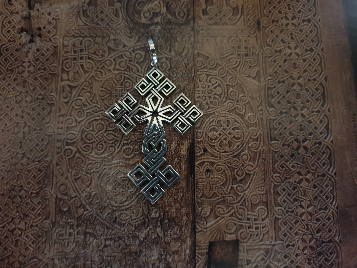 Sterling Silver Cross Pendant - Armenian Christian Jewelry