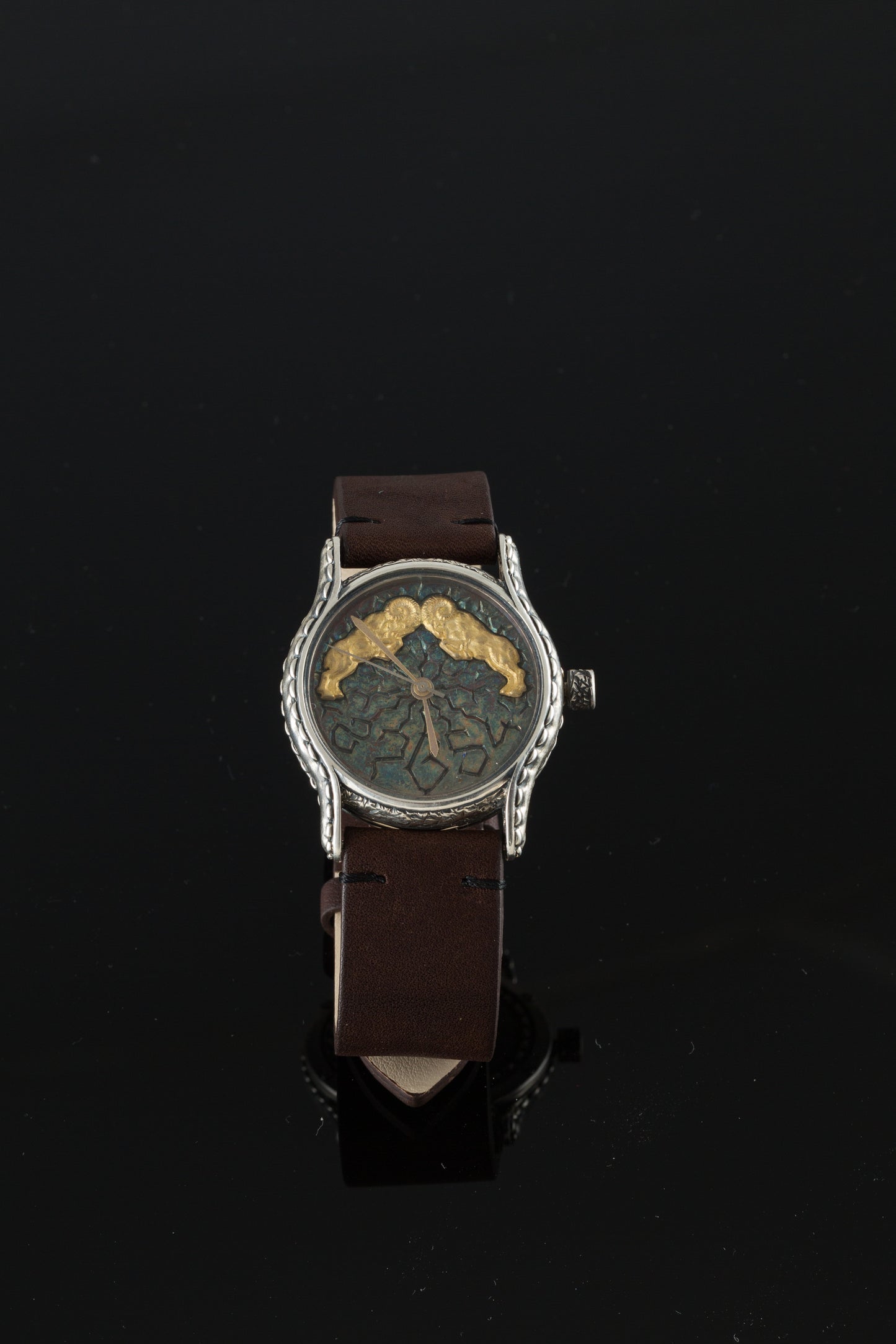 Handmade Sterling Silver Aries Watch