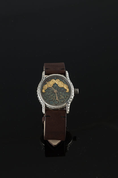 Handmade Sterling Silver Aries Watch