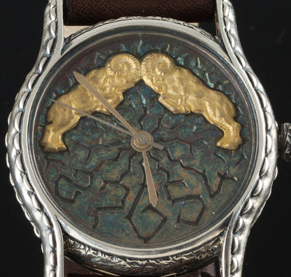 Handmade Sterling Silver Aries Watch