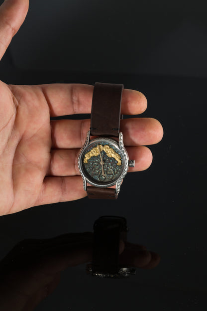 Handmade Sterling Silver Aries Watch