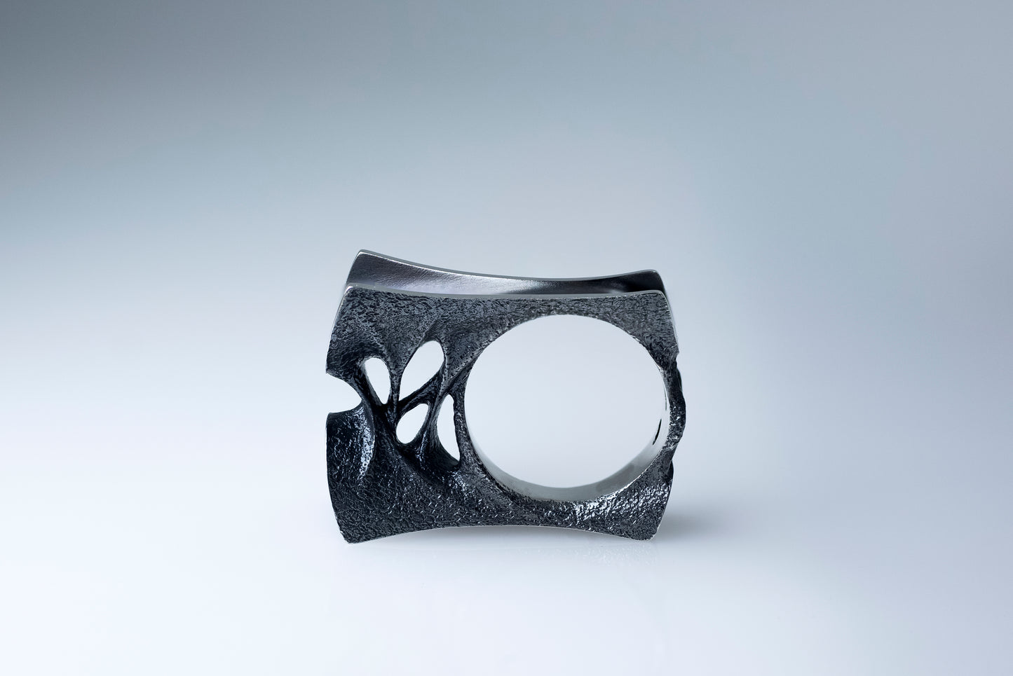 Sculptural Sterling Silver Ring