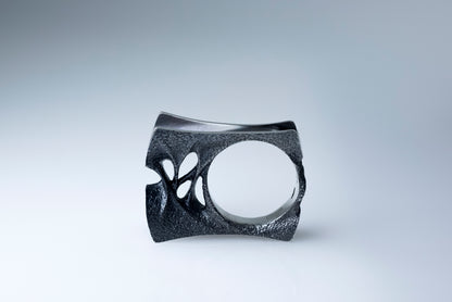 Sculptural Sterling Silver Ring