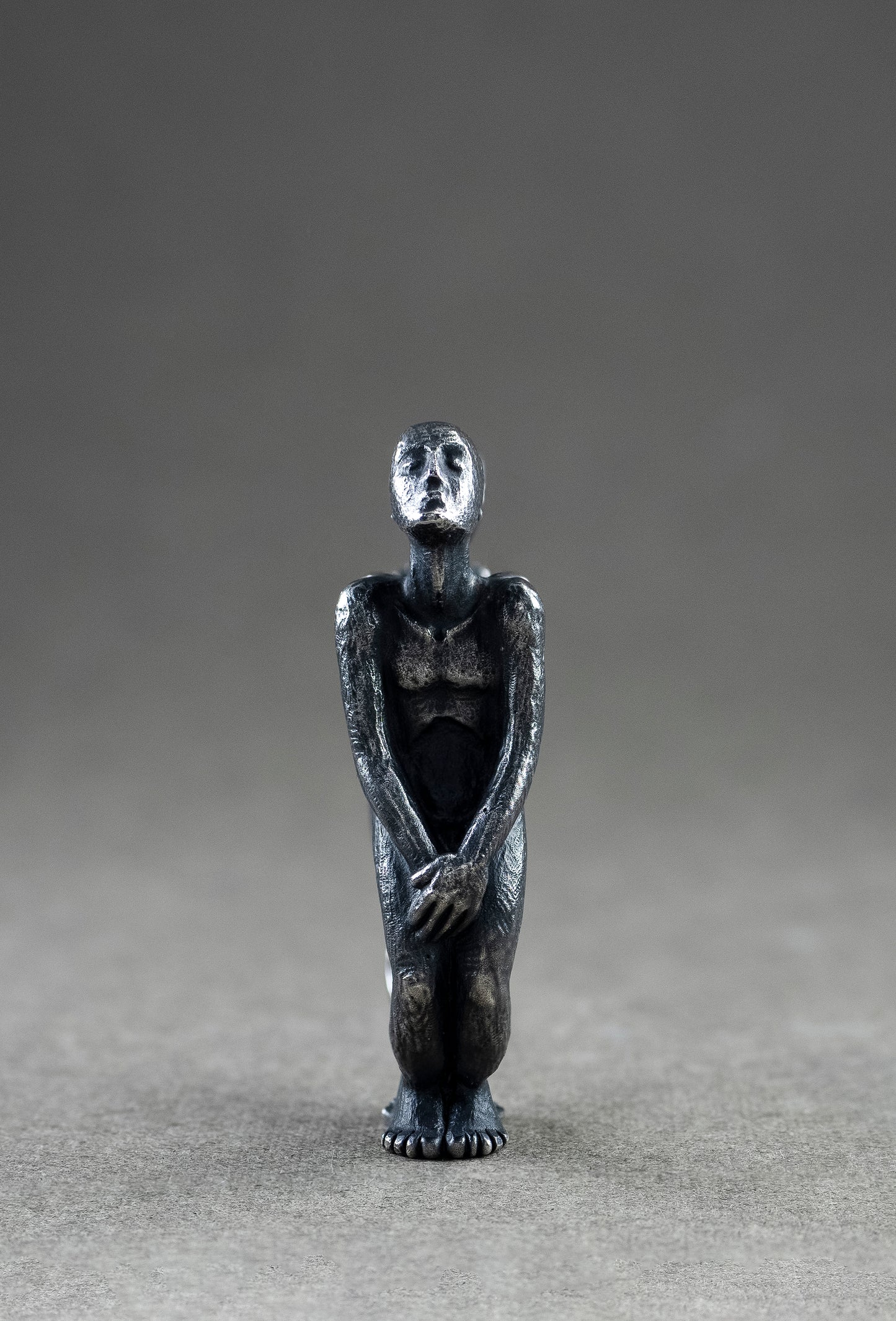 Handmade Sculptural Mythological Jewelry:  Sterling Silver Ring