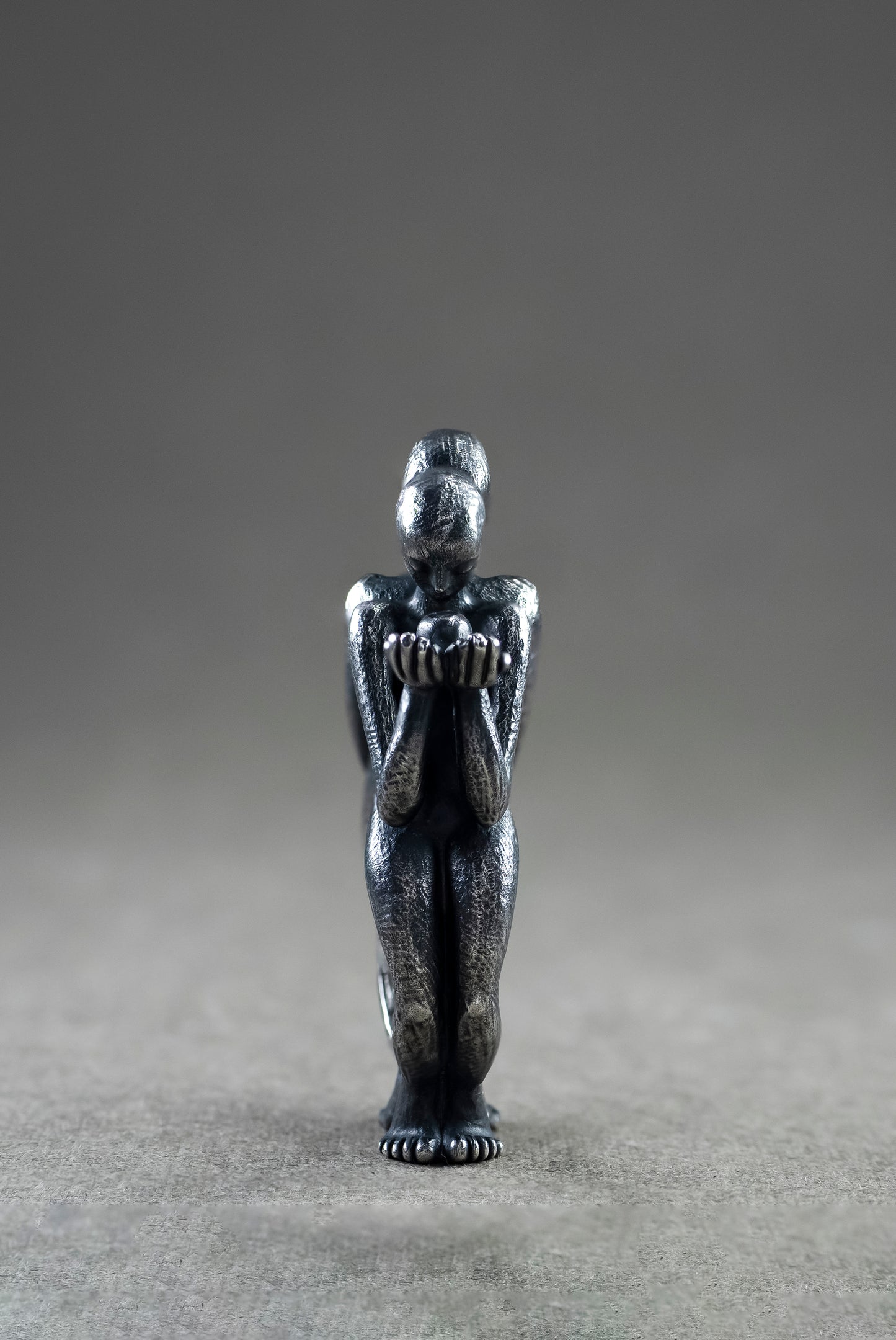 Handmade Sculptural Mythological Jewelry:  Sterling Silver Ring