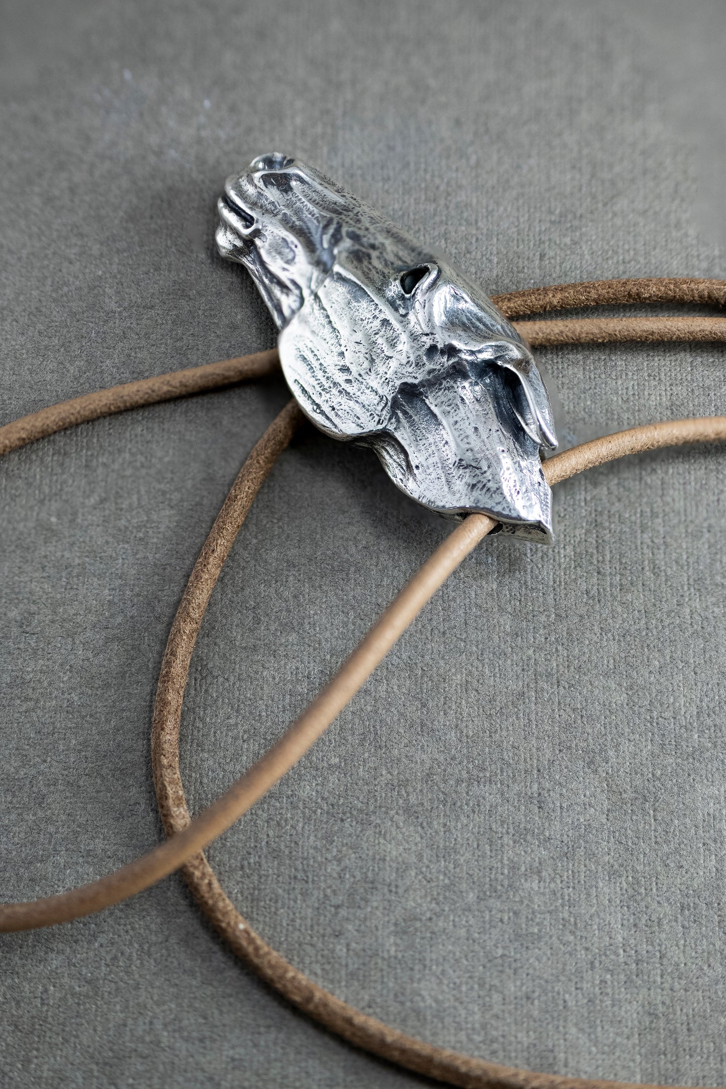 Sterling Silver Horse Head Pendant
