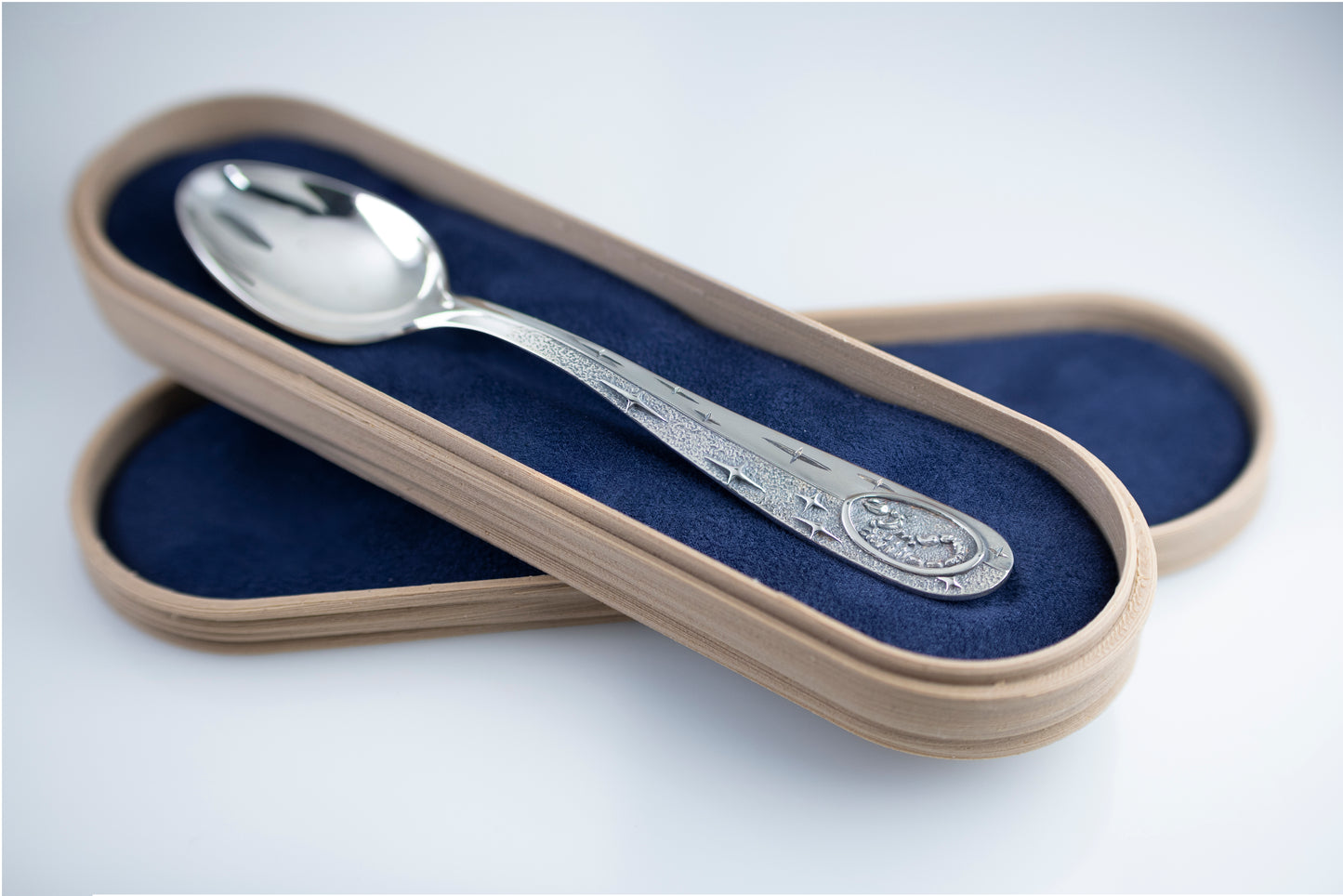 Sterling Silver Scorpio Baby Spoon