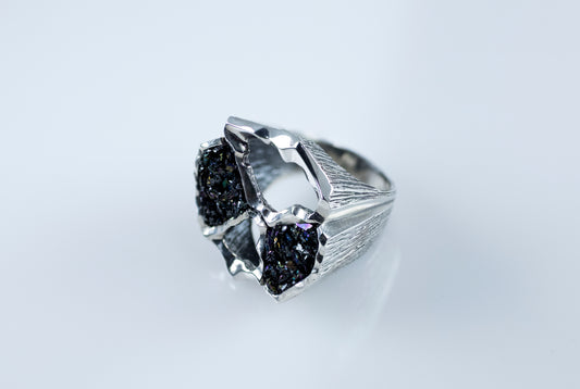 Earth Element Sterling Silver Ring