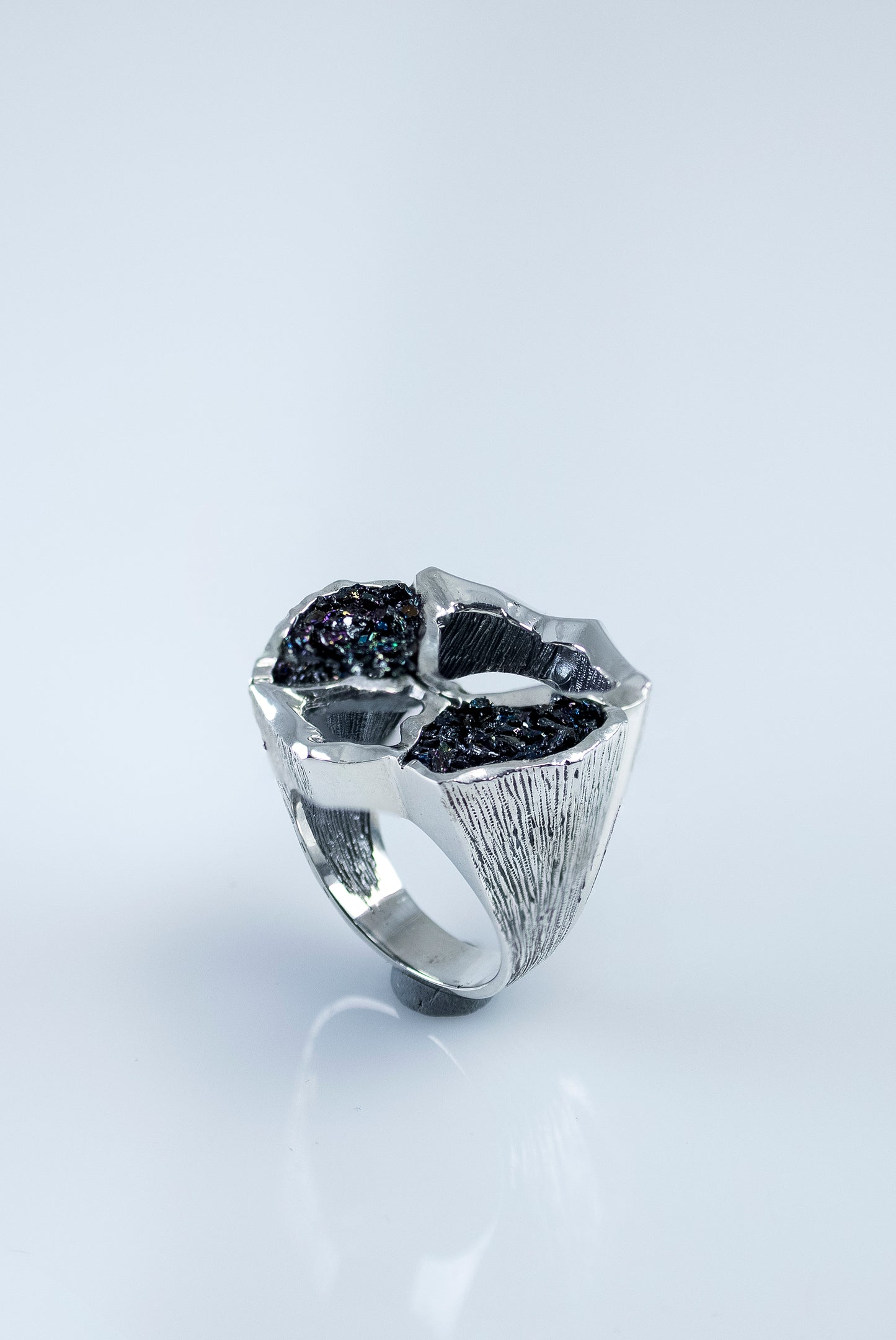 Earth Element Sterling Silver Ring
