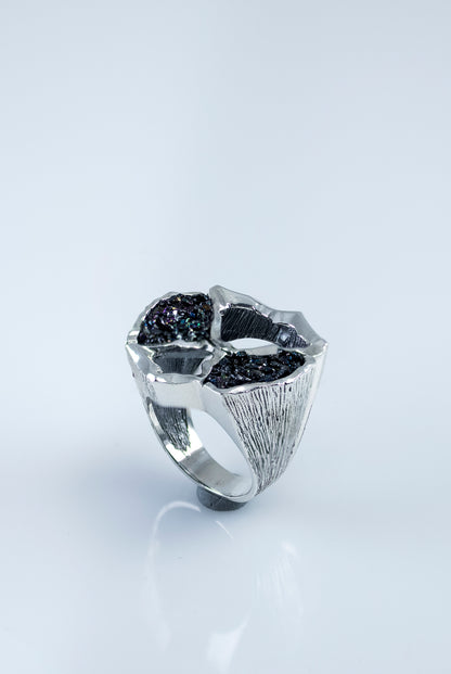 Earth Element Sterling Silver Ring