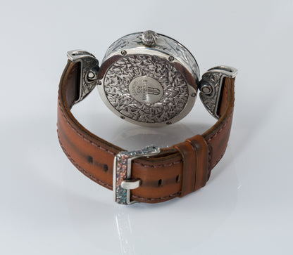 Sterling Silver watch "Sun"