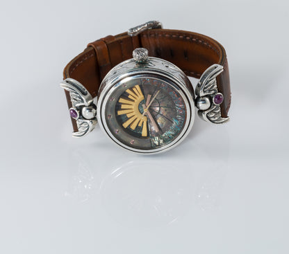 Sterling Silver watch "Sun"