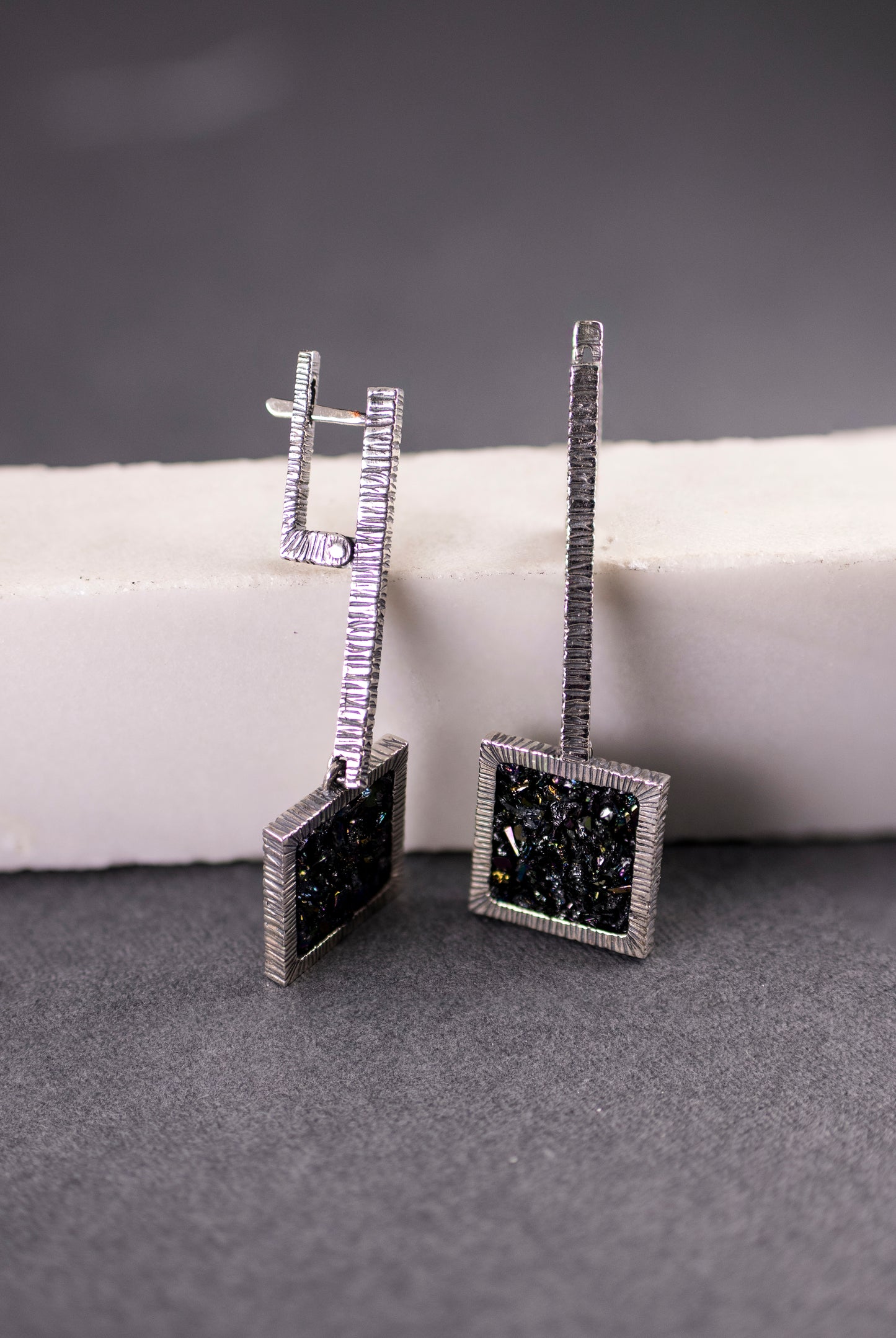 Dangle Square Earrings