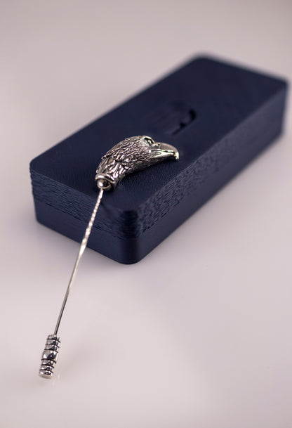 Sterling Silver Eagle Lapel Pin