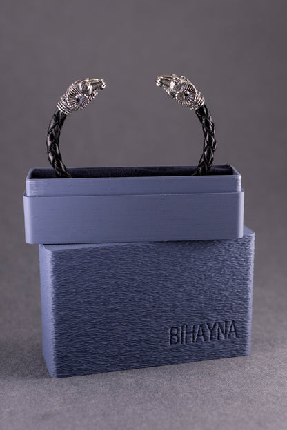 Bracelet with Ram Heads – Sterling Silver 925