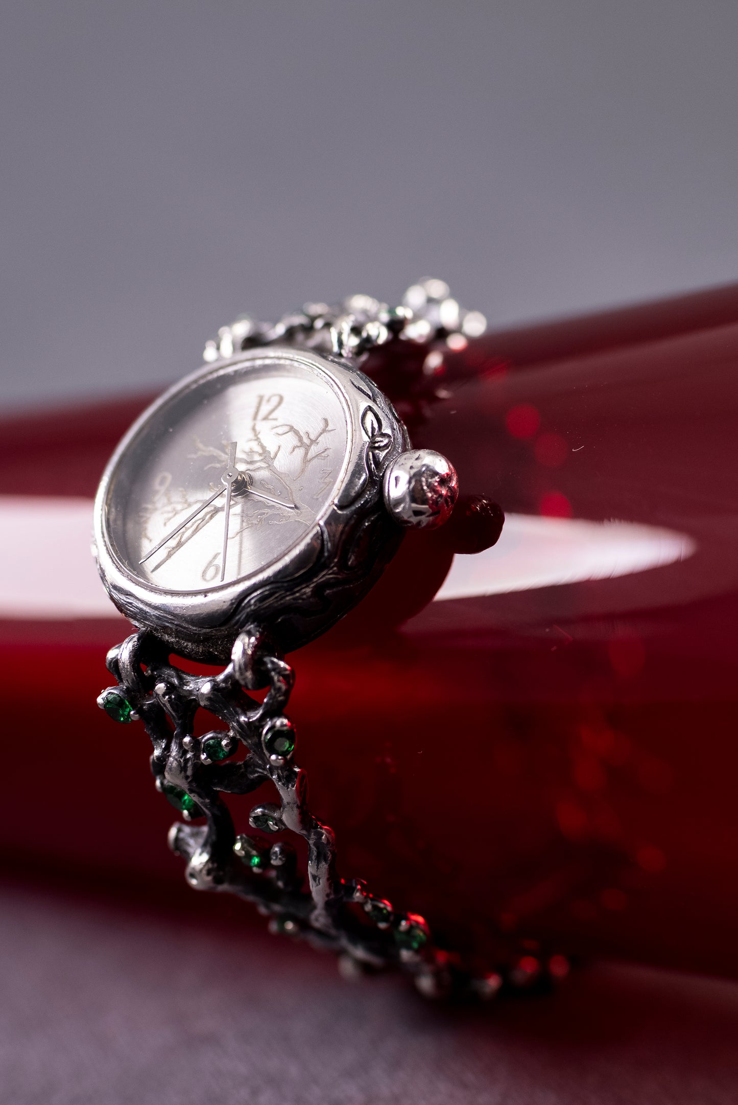 Sterling Silver Tree Branch Watch
