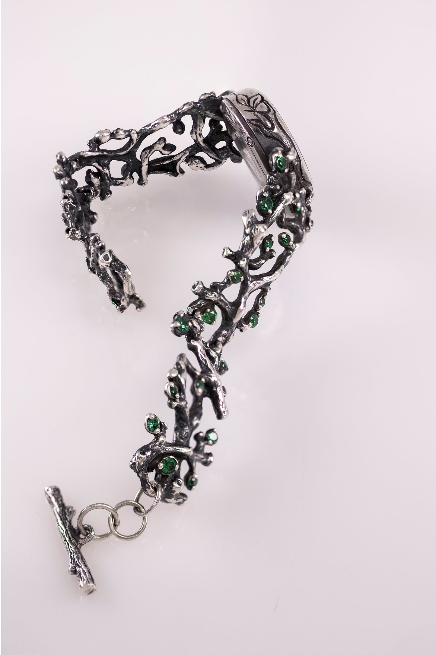 Sterling Silver Tree Branch Watch