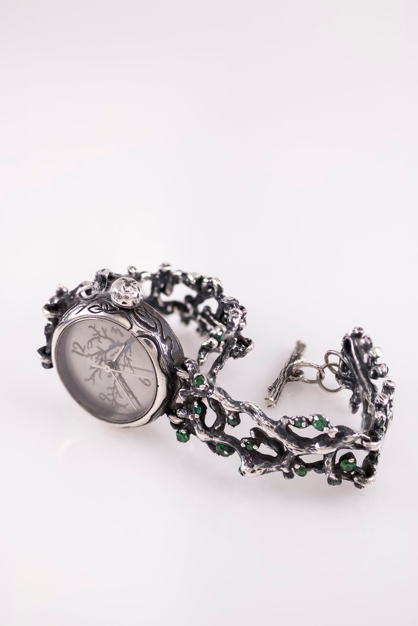 Sterling Silver Tree Branch Watch