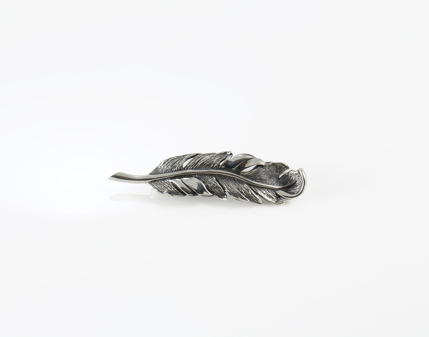Sterling Silver Feather Brooch