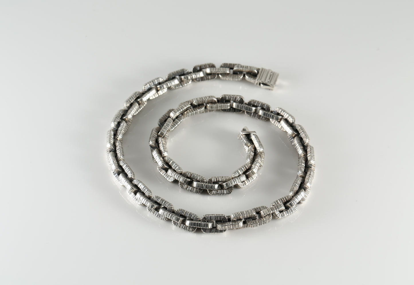Sterling Silver Anchor Chain Necklace