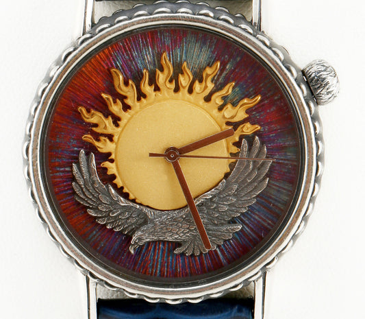 Sterling Silver Eagle Watch – Sun Dial