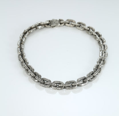 Handmade Chunky 925 Sterling Silver Chain Necklace
