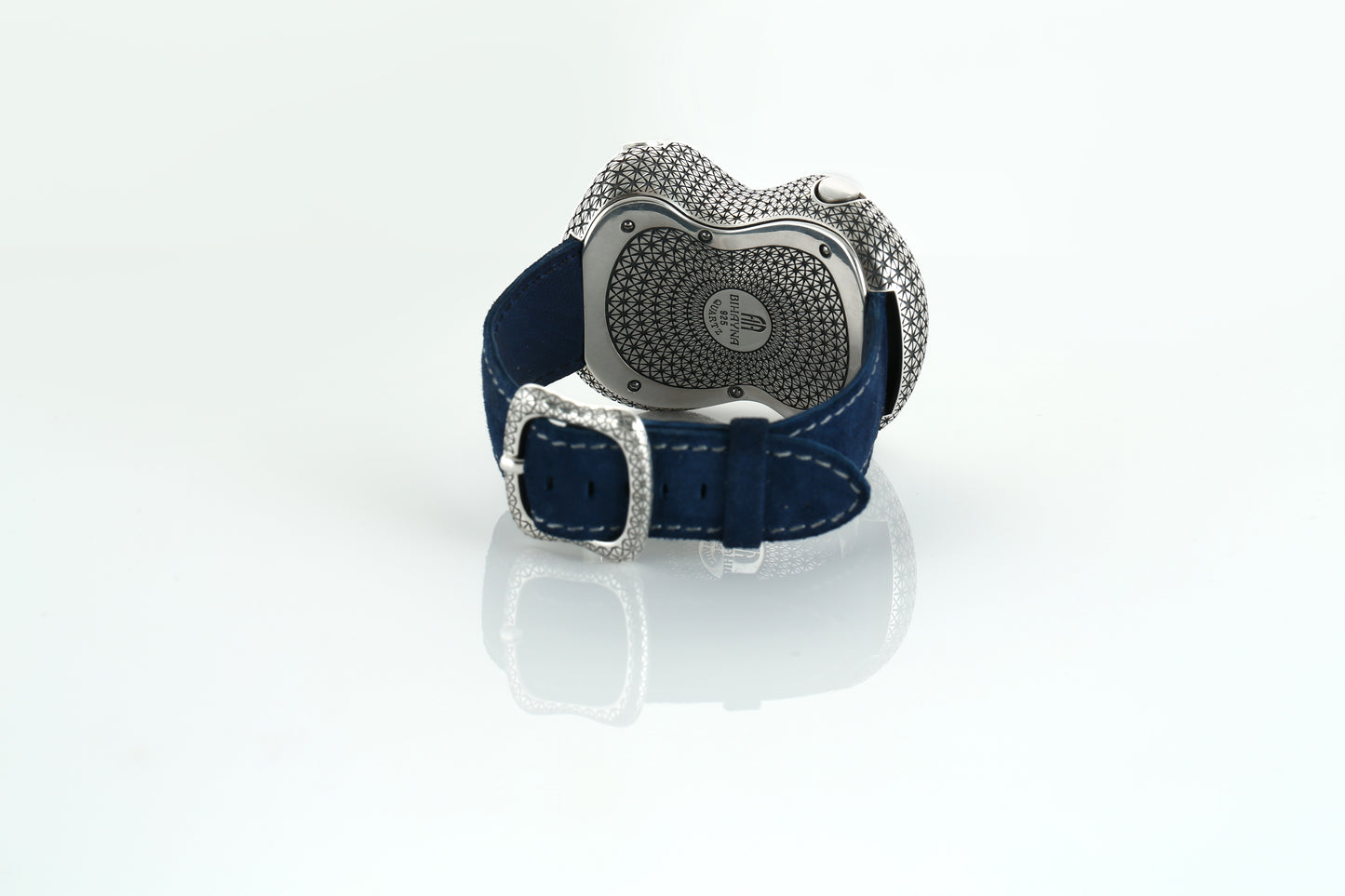Sterling Silver Double Dial Watch