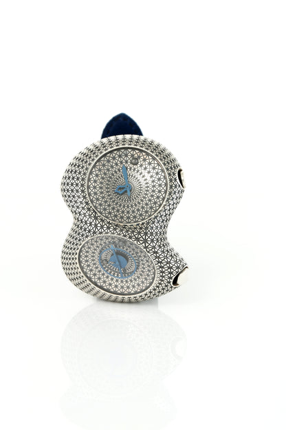 Sterling Silver Double Dial Watch
