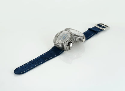 Sterling Silver Double Dial Watch