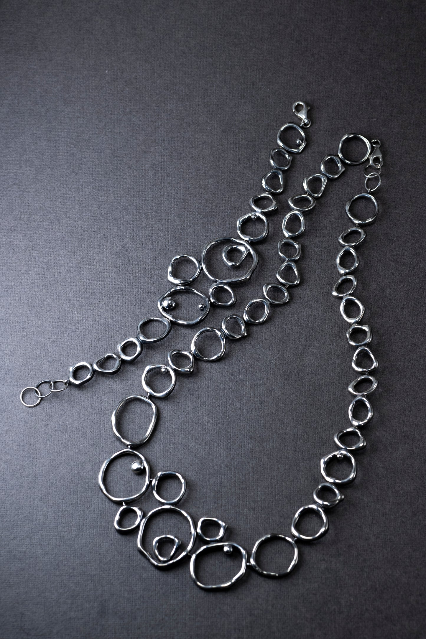 Air Element Bracelet, Handmade Geometric Silver Bracelet