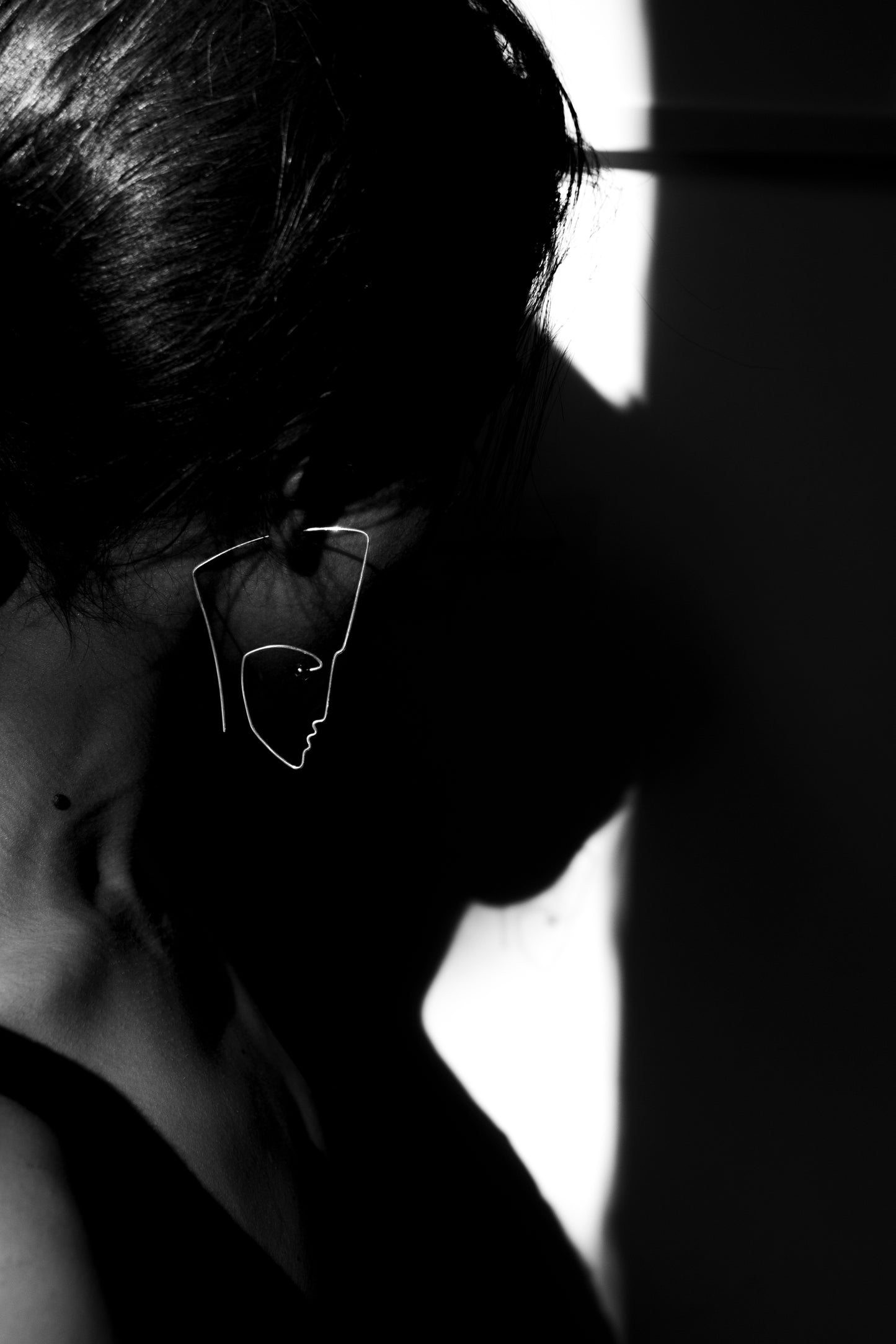 Sterling Silver  Earrings "Nefertiti"