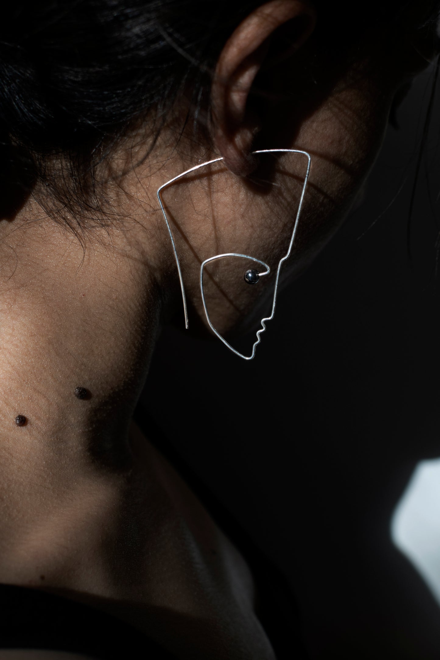 Sterling Silver  Earrings "Nefertiti"