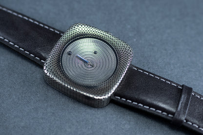 Astronomical wristwatch made of 925 sterling silver.