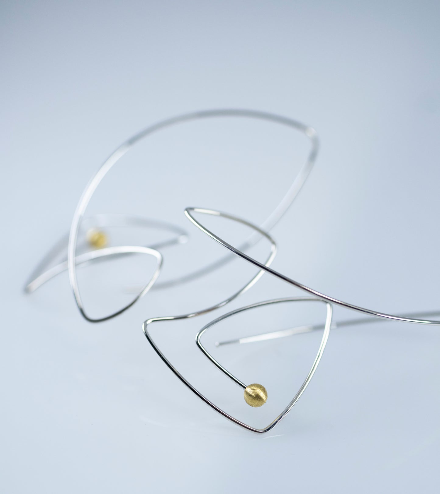 Sterling Silver Fish Earrings