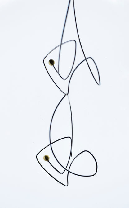 Sterling Silver Fish Earrings