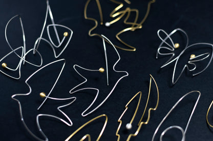Sterling Silver Bird Earrings