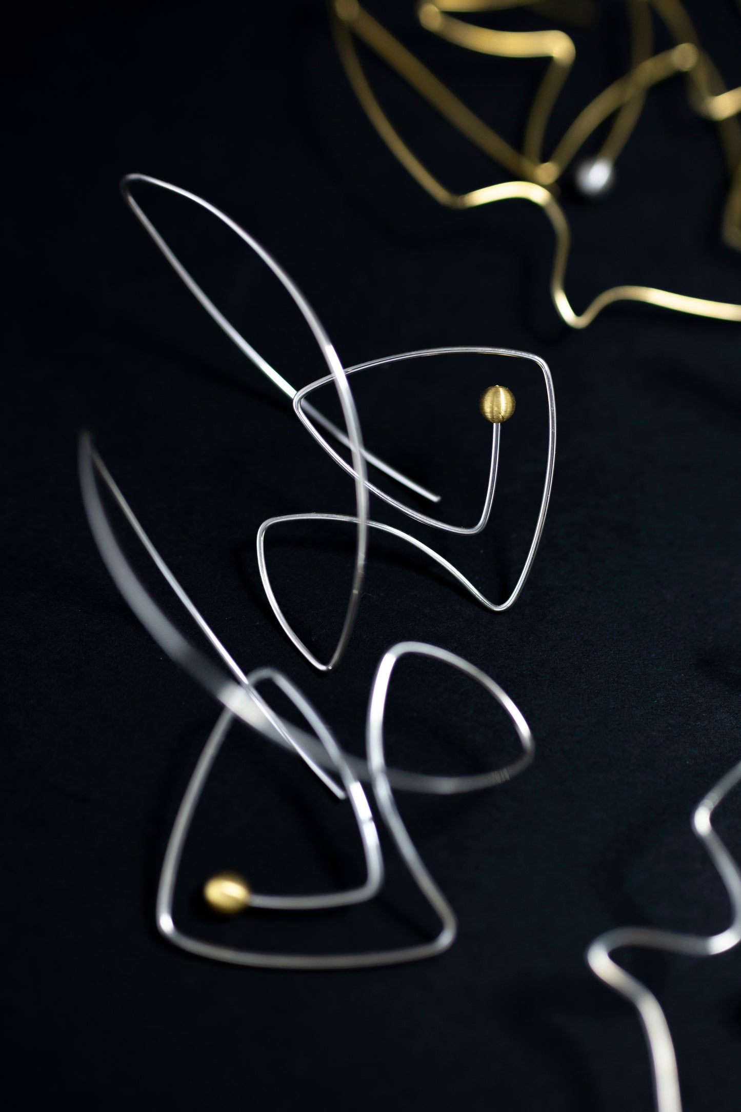 Sterling Silver Fish Earrings
