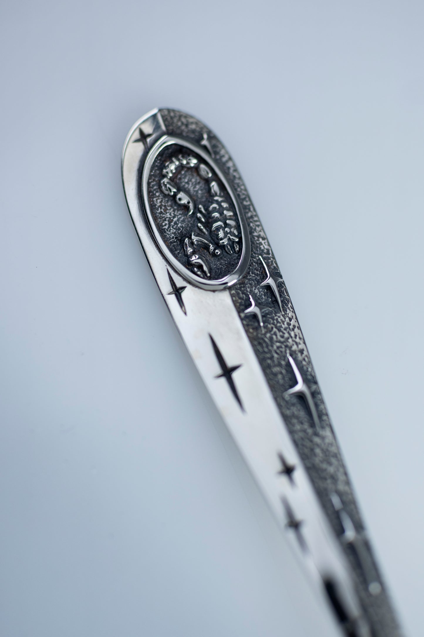 Sterling Silver Scorpio Baby Spoon