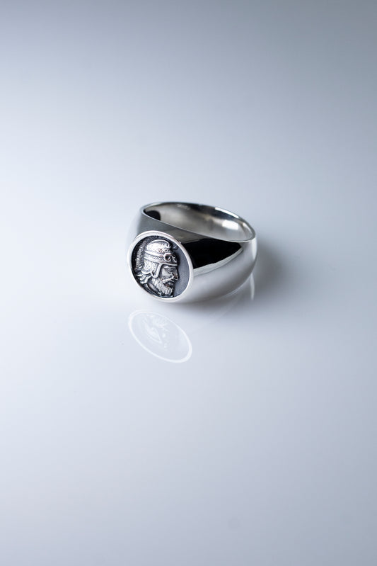 Sterling Silver Vardan Mamikonian Ring